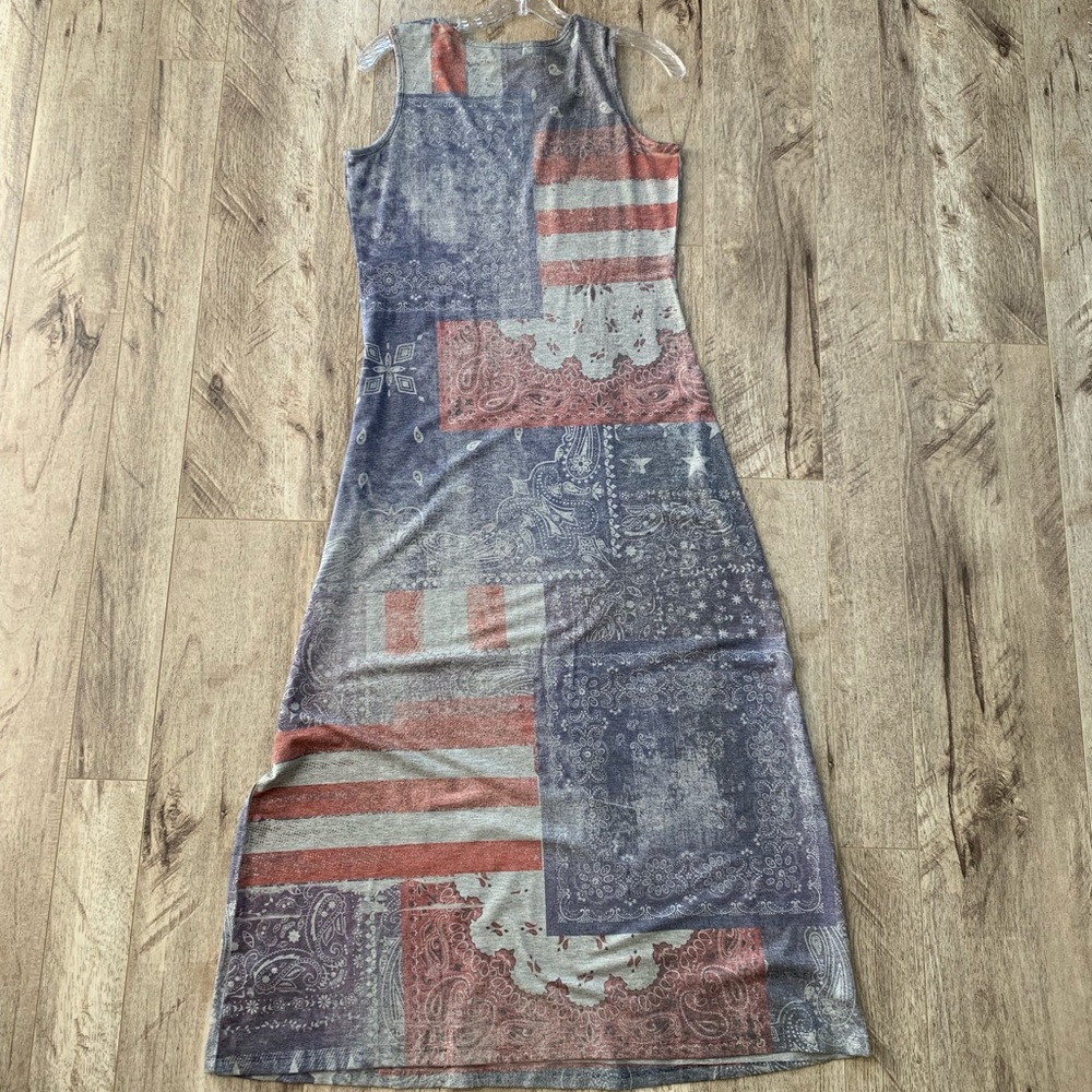 American flag dress by One World